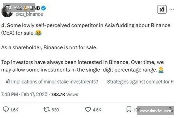 币安秘密招集加密联盟当盟主，已有数间交易所、项目加入力捧